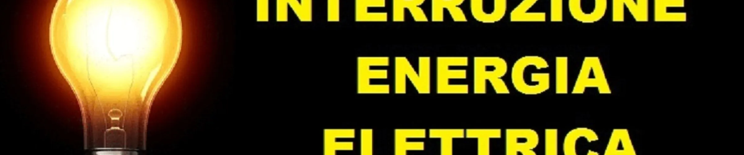 Lampadina con interruzione energia elettrica