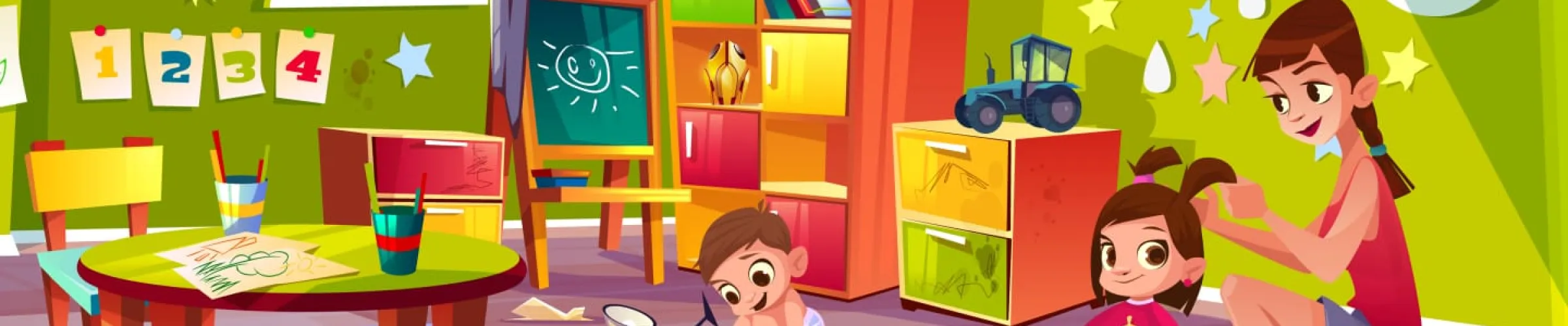 Disegno bambini al nido 