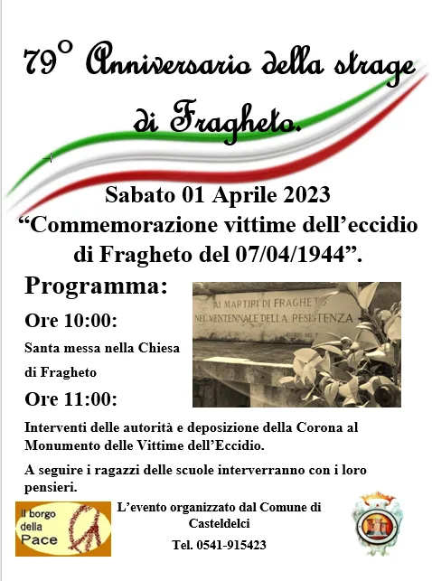 79° Anniversario vittime eccidio Fragheto 