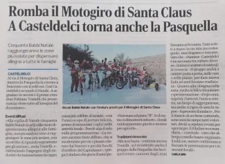 Romba il Motogiro di Santa Claus. A Casteldelci torna anche la Pasquella 