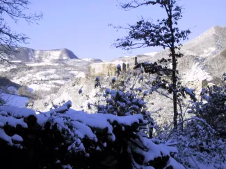 Casteldelci con neve